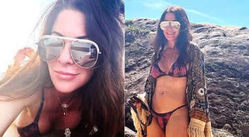 Ana Paula Padrão curtiu a praia de biquíni e recebeu elogios - Foto: Reprodução/ Instagram@anapaulapadraooficial