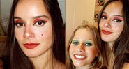 Ana Verena mostrou resultado da make feita por Ella Felipa, de 9 anos - Reprodução/Instagram