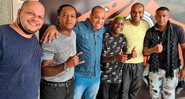Betoh Cascardo, Don Capuccino, Anderson Leonardo, DJ Rogerinho do Quero, Titto Jr. e o cantor Dupand - Foto: Divulgação