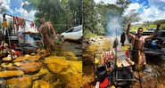 André havia dito que o churrasco aconteceu no Rio São Francisco - Reprodução/Instagram@euandremarques