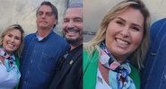 Andréa Sorvetão e Conrado ao lado do presidente Jair Bolsonaro - Foto: Reprodução / Instagram