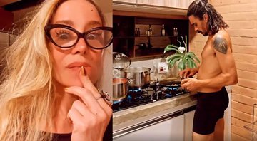 Ator estava cozinhando e se comparou ao cantor baiano Caetano Veloso - Reprodução/Instagram