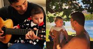 Jornalista mostrou os gêmeos interagindo com André - Reprodução/Instagram/@sadiandreia
