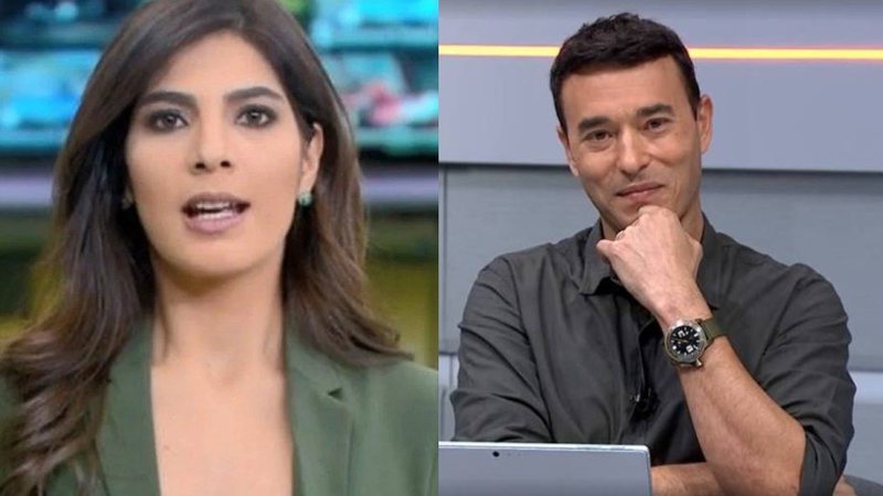 Jornalista esteve interagindo com os seguidores nas redes sociais quando recebeu cantada para o marido - Reprodução/TV Globo