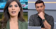 Jornalista esteve interagindo com os seguidores nas redes sociais quando recebeu cantada para o marido - Reprodução/TV Globo