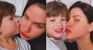 Andressa Suita posa com o filho mais velho e recebe carinho - Foto: Reprodução / Instagram@andressasuita
