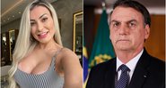 Andressa Urach declarou voto em Jair Bolsonaro em 2022 - Foto: Reprodução / Instagram @andressaurachoficial / Wikipedia