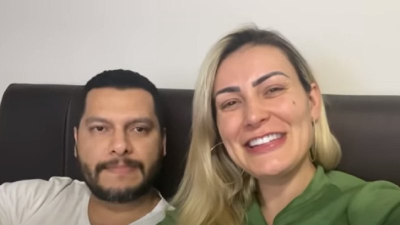 Andressa Urach e o marido, Thiago Lopes - Foto: Reprodução/YouTube