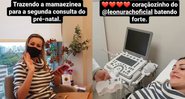 Andressa Urach escuta o coração de seu filho no ventre - Foto: Reprodução / Instagram