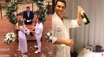 Andressa Urach se casou ao ar livre apenas com cerimonialista - Foto: Reprodução/ Instagram@andressaurachoficial