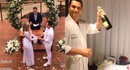 Andressa Urach se casou ao ar livre apenas com cerimonialista - Foto: Reprodução/ Instagram@andressaurachoficial