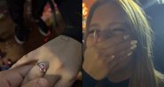Lipe Ribeiro registra o momento em que dá anel de compromisso para Viih Tube - Foto: Reprodução / Instagram