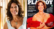 Bob Wolfenson resgatou foto de Ângela Vieira na Playboy - Foto: TV Globo/ João Miguel Júnior e Divulgação