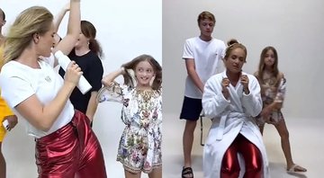 Angélica se diverte com filhos em vídeo compartilhado nas redes sociais - Foto: Reprodução / Instagram