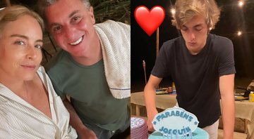 Casal celebrou aniversário antecipado do jovem, que completará 17 anos no dia 8 de março - Foto: Reprodução / Instagram @angelicasky