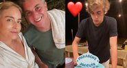 Casal celebrou aniversário antecipado do jovem, que completará 17 anos no dia 8 de março - Foto: Reprodução / Instagram @angelicasky