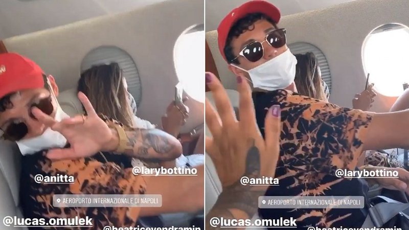 Anitta e Lucas Omulek: possivelmente juntos - Reprodução/Instagram