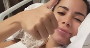 Anitta passou por cirurgia recentemente e atualizou seus fãs através das redes sociais - Foto: Reprodução / Instagram