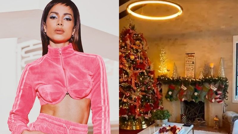 Cenapop · Anitta exibe decoração de Natal em sua casa nos Estados Unidos: 