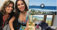 Anitta mostrou conversa com a mãe e deu uma palhinha da vista do apartamento que comprou - Foto: Reprodução/ Instagram