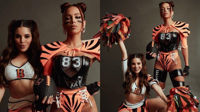 Anitta e Gkay compartilham ensaio fotográfico para o Super Bowl - Foto: Reprodução / Instagram