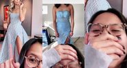 Annadinh e a saga do vestido comprado online - Reprodução/TikTok