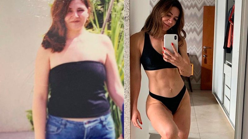 Karina Lucco mostrou antes e depois de mudança do corpo recebeu elogios - Foto: Reprodução/ Instagram@karinalucco