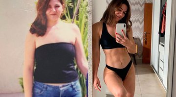 Karina Lucco mostrou antes e depois de mudança do corpo recebeu elogios - Foto: Reprodução/ Instagram@karinalucco