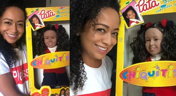 Aretha ainda falou sobre a importância da representatividade da boneca negra no país - Reprodução/Instagram