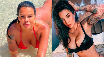 As ex-BBBs Ariadna Arantes e Clara Aguilar vendem conteúdo adulto no OnlyFans - Foto: Reprodução/ Instagram@ariadnaarantes e @claraaguilar