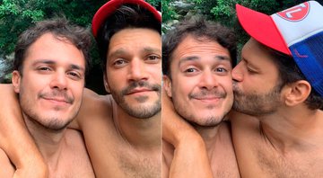 Armando Babaioff compartilhou fotos ao lado do namorado, Victor Novaes - Foto: Reprodução/ Instagram@babaioff