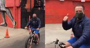 Arnold Schwarzenegger anda de bicicleta dias depois de operar o coração - Reprodução/Instagram