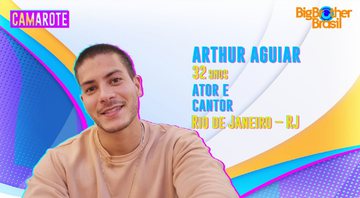 Arthur Aguiar é o oitavo participante confirmado no BBB 22 - Foto: Reprodução / Globo
