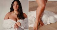 Ashley Graham posou nua para campanha 4 meses após o nascimento dos gêmeos - Foto: Reprodução/ Instagram@spanx