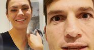 Ashton fez piada com a repercussão sobre higiene ao compartilhar vídeo nas redes sociais - Reprodução/Instagram/@aplusk