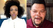 Thelma Assis e Babu Santana compartilharam imagem símbolo da luta antirracismo - Foto: Reprodução/ Instagram