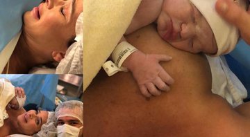 Dany Bananinha mostra fotos do parto de Lara, que aconteceu na segunda (30/03) - Reprodução/Instagram