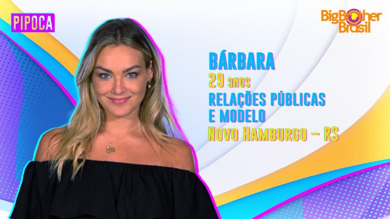 Bárbara é a sétima confirmada no BBB 22 - Foto: Reprodução / Globo