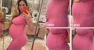 Modelo está grávida de 8 meses e espera uma menina, Ayla - Foto: Reprodução / Instagram @barbaraevans22