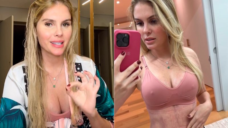 Bárbara Evans mostrou “barriga reta” 45 dias após plásticas - Foto: Reprodução/ Instagram@barbaraevans22