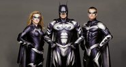 Alicia Silverstone, George Clooney e Chris O'Donnell em Batman & Robin - Reprodução/Warner Bros.