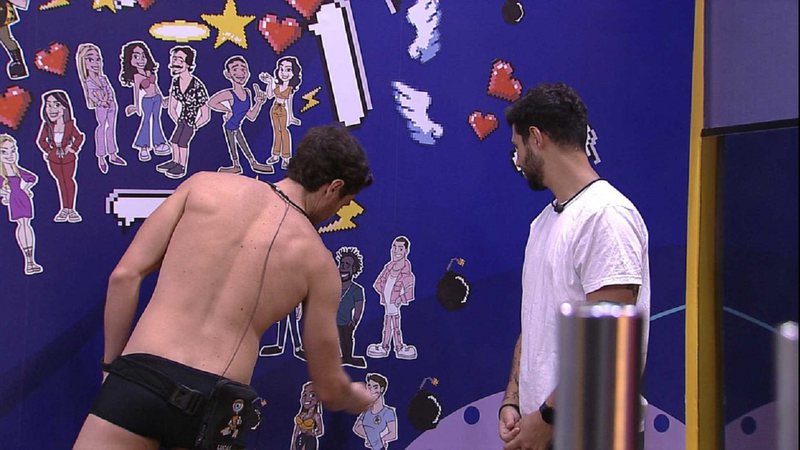 Lucas e Rodrigo falam sobre votação - Foto: Reprodução / Globo