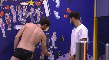 Lucas e Rodrigo falam sobre votação - Foto: Reprodução / Globo
