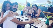 Bebel surgiu ao lado de Serginho Maciel, ex de Cazuza, e Mariana de Moraes - Reprodução / Instagram @bebelgilberto