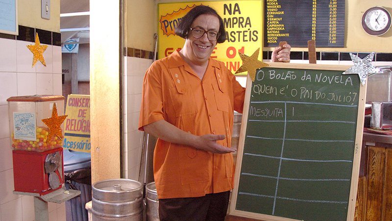 Marcos Oliveira, o Beiçola, contou que não faz sexo há 10 anos - Foto: TV Globo/ Fabrício Mota