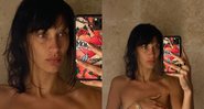 Bella Hadid compartilha selfie fazendo topless - Foto: Reprodução / Instagram