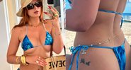 Bella Thorne exibiu tatuagens ao posar de biquíni - Foto: Reprodução/ Instagram@bellathorne