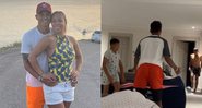 Belle Silva mostra a família jogando futebol dentro do quarto - Foto: Reprodução / Instagram
