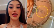 Bia Miranda exibiu tatuagem íntima em vestido com transparência - Foto: Reprodução/ Instagram@biamiranda