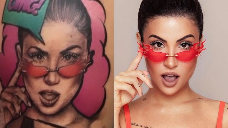 Fã tatuou o rosto de Bianca Andrade e ex-BBB se manifestou nas redes sociais - Reprodução/ Instagram
